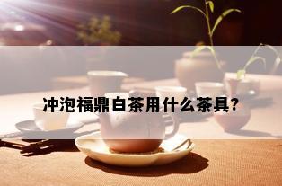 冲泡福鼎白茶用什么茶具?