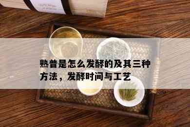 熟普是怎么发酵的及其三种方法，发酵时间与工艺