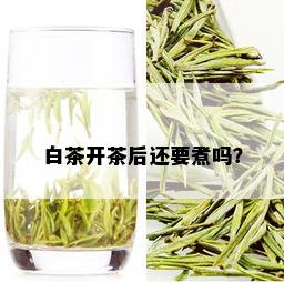 白茶开茶后还要煮吗？