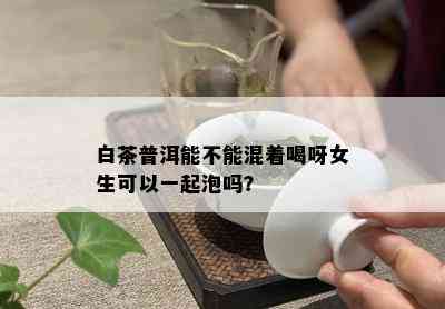 白茶普洱能不能混着喝呀女生可以一起泡吗？