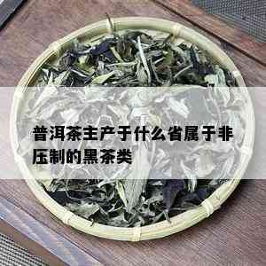 普洱茶主产于什么省属于非压制的黑茶类