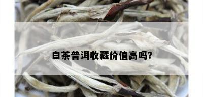 白茶普洱收藏价值高吗？