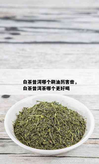 白茶普洱哪个刷油厉害些，白茶普洱茶哪个更好喝