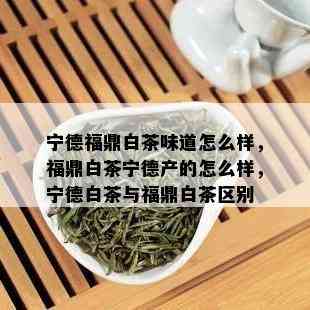 宁德福鼎白茶味道怎么样，福鼎白茶宁德产的怎么样，宁德白茶与福鼎白茶区别