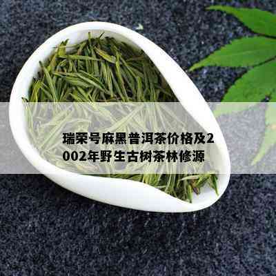 瑞荣号麻黑普洱茶价格及2002年野生古树茶林修源