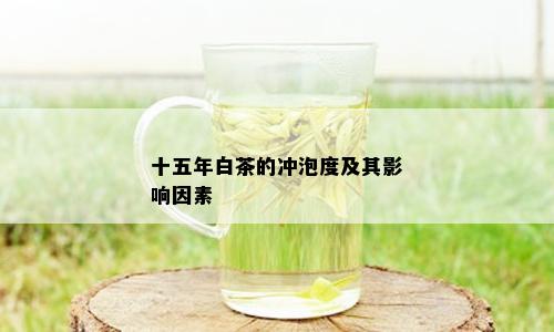 十五年白茶的冲泡度及其影响因素