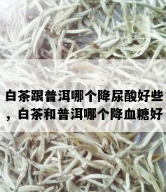 白茶跟普洱哪个降尿酸好些，白茶和普洱哪个降血糖好