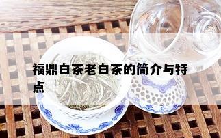 福鼎白茶老白茶的简介与特点