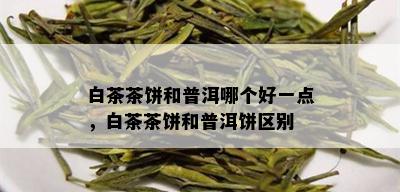 白茶茶饼和普洱哪个好一点，白茶茶饼和普洱饼区别