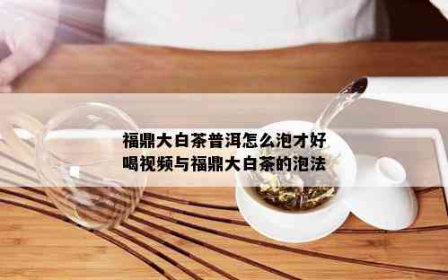 福鼎大白茶普洱怎么泡才好喝视频与福鼎大白茶的泡法