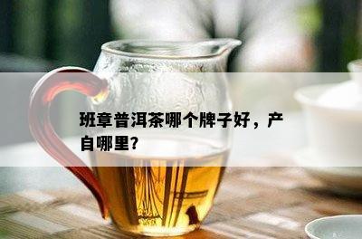 班章普洱茶哪个牌子好，产自哪里？