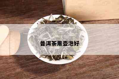 普洱茶用壶泡好