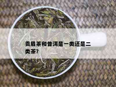 贡眉茶和普洱是一类还是二类茶？