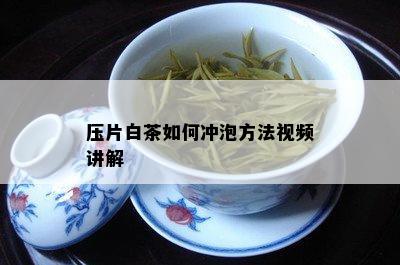 压片白茶如何冲泡方法视频讲解