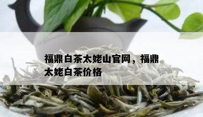 福鼎白茶太姥山官网，福鼎太姥白茶价格