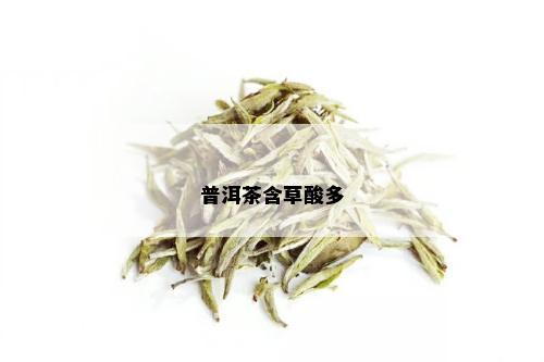 普洱茶含草酸多