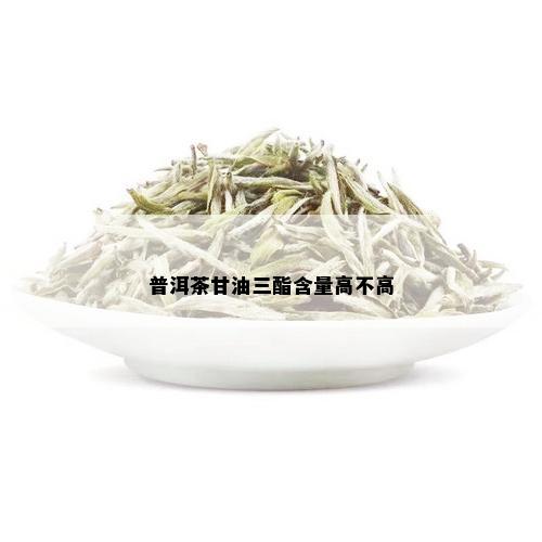 普洱茶甘油三酯含量高不高