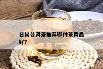 日常普洱茶推荐哪种茶具更好？