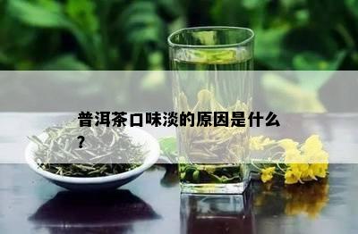 普洱茶口味淡的原因是什么？