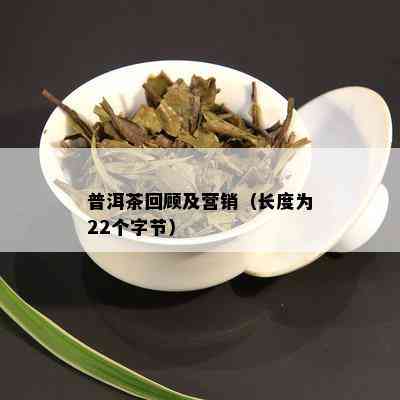 普洱茶回顾及营销（长度为22个字节）