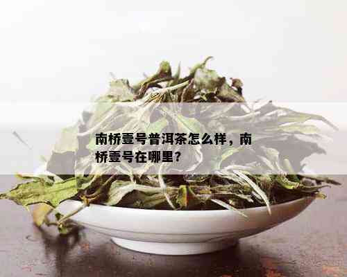 南桥壹号普洱茶怎么样，南桥壹号在哪里?