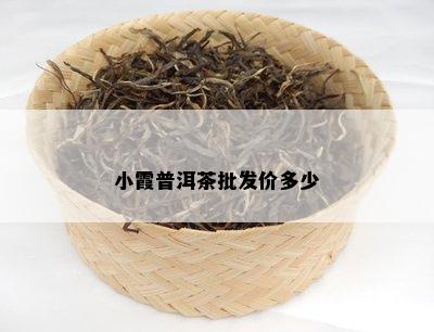 小霞普洱茶批发价多少