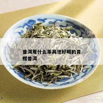 普洱用什么茶具泡好喝的青柑普洱