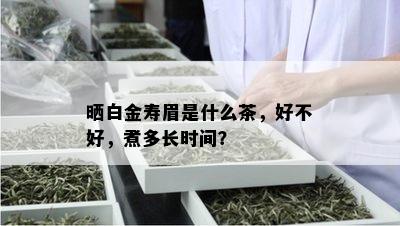 晒白金寿眉是什么茶，好不好，煮多长时间？