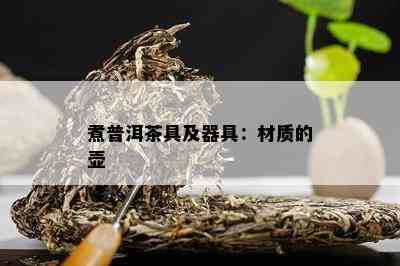 煮普洱茶具及器具：材质的壶