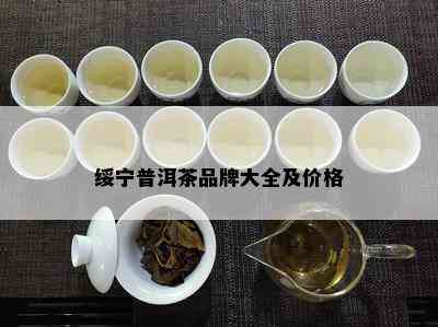 绥宁普洱茶品牌大全及价格