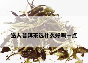 送人普洱茶选什么好喝一点