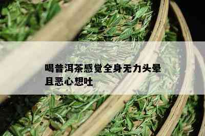 喝普洱茶感觉全身无力头晕且恶心想吐