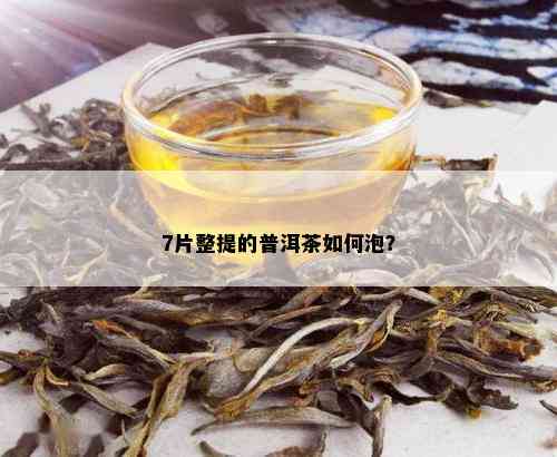 7片整提的普洱茶如何泡？