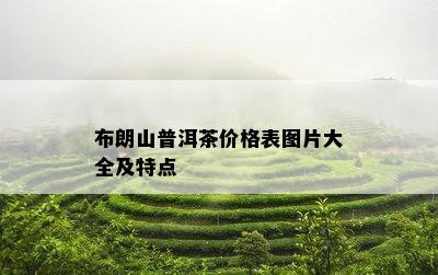 布朗山普洱茶价格表图片大全及特点