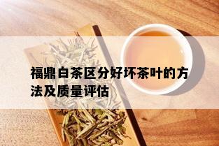 福鼎白茶区分好坏茶叶的方法及质量评估