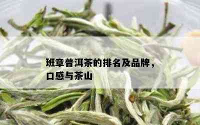 班章普洱茶的排名及品牌，口感与茶山