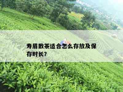 寿眉散茶适合怎么存放及保存时长？