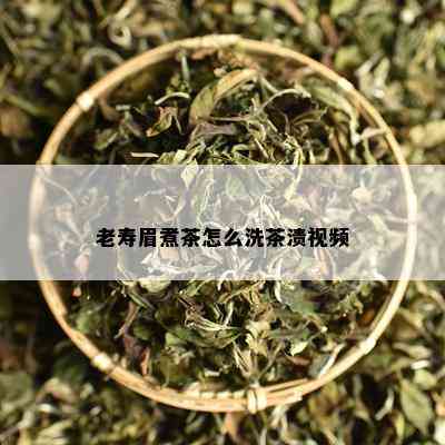 老寿眉煮茶怎么洗茶渍视频