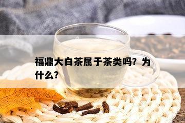 福鼎大白茶属于茶类吗？为什么？