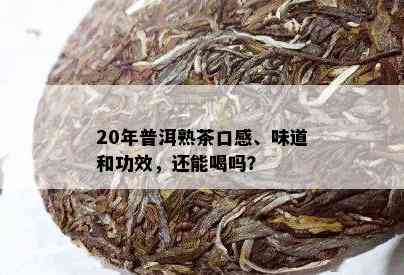 20年普洱熟茶口感、味道和功效，还能喝吗？