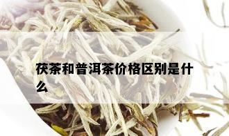 茯茶和普洱茶价格区别是什么