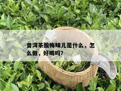 普洱茶酸梅味儿是什么，怎么做，好喝吗？