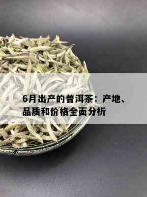 6月出产的普洱茶：产地、品质和价格全面分析