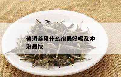 普洱茶用什么泡更好喝及冲泡最快