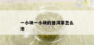 一小块一小块的普洱茶怎么泡