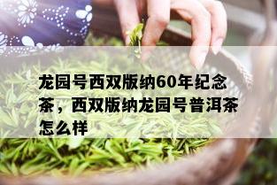 龙园号西双版纳60年纪念茶，西双版纳龙园号普洱茶怎么样