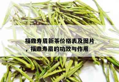 福鼎寿眉新茶价格表及图片，福鼎寿眉的功效与作用