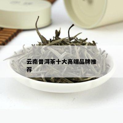 云南普洱茶十大高端品牌推荐