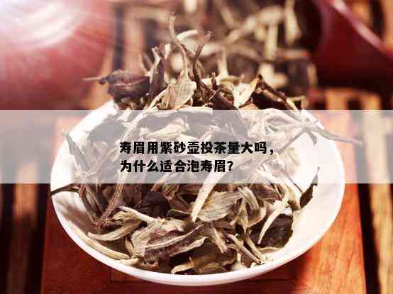 寿眉用紫砂壶投茶量大吗，为什么适合泡寿眉？