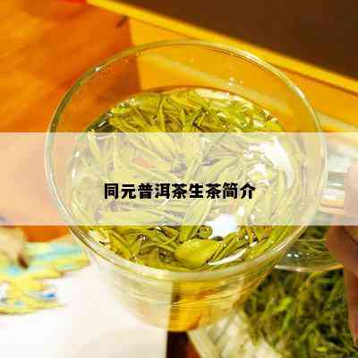 同元普洱茶生茶简介